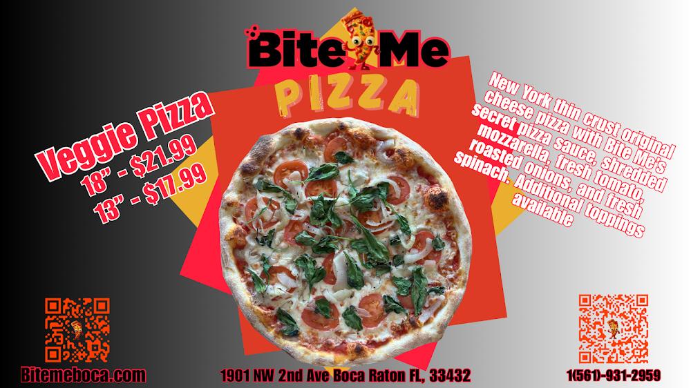 Bite Me Pizza Menu image 1