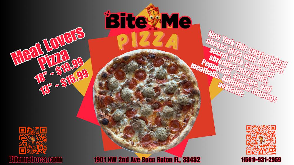 Bite Me Pizza Menu image 2